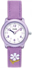 Lila klocka med tydliga siffror - Club Purple White A56535PU0A
