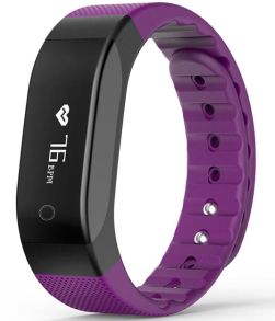 Fitness-tracker med optisk pulsmätare - SMA Coach Purple