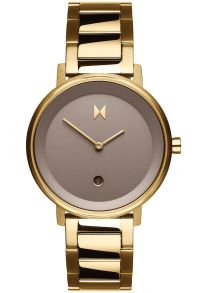 Läcker damklocka i guld och brunt - MVMT Signature II D-MF02-G