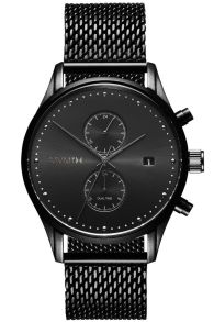 Rent formgiven armbandsklocka, mestadels i svart - MVMT Voyager Slate D-MV01-BL2