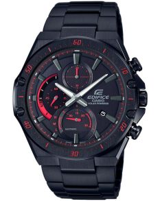 Det röda ger en het känsla, och det är också en självlysande beläggning, för nattlig häftighet - Casio Edifice EFS-S560DC-1AVUEF