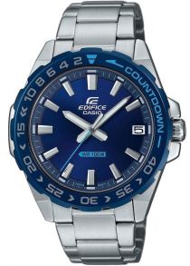 Tim-markörernas siffror är i stället "minuter kvar till full timme" - Casio Edifice EFV-120DB-2AVUEF