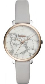 Damur med elfenbetsvit marmor-urtavla - Fossil Jacqueline ES4377