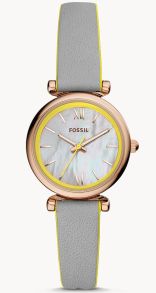 Pärlemorskimrande damur - Fossil Carlie Mini ES4834