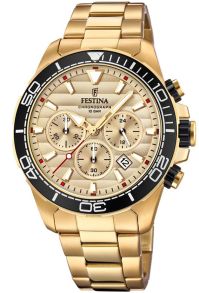 Om du gillar guld, så kanske detta herrur är förstapriset - Festina Chronograph F20364/1