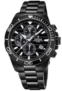 Datumvisning och extra urskiva för 24-timmarsformatet - Festina Chronograph F20365/3
