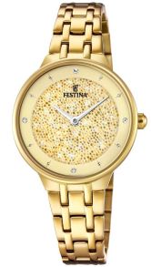 Guld och diamanter! Eller, guldfärg och Swarovskikristaller i.a.f. - Festina Mademoiselle F20383/2