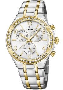 Boettens topp, proppad med Swarovskikristaller - Festina Chronograph F20396/1