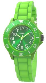 Grön klocka i plast och silikon - Fibex Fun Diver Green FIBEXFD06