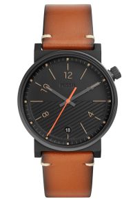 En knapp är nog - för ett stiligt herrur med klass - Fossil Barstow FS5507