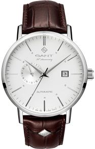 Klassisk elegans med 24-timmarsformat samt datumvisning på vardera sida om mittpunkten - Gant Park Hill Automatic G102001