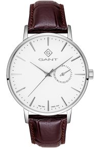 Knarr-elegant läderarmband och stil-modern stålboett - Gant Park Hill III G105001