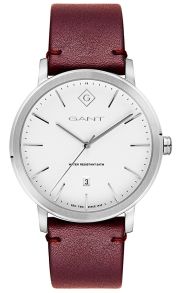 Elegant övergång mellan läderarmband och stålboett - Gant Delaware G122001
