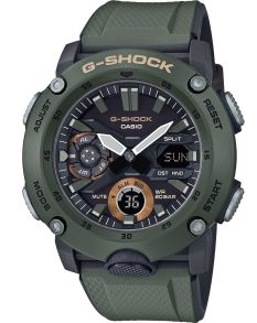 Kamoflaugegrön klocka för t.ex. vildmarken - Casio G-Shock GA-2000-3AER