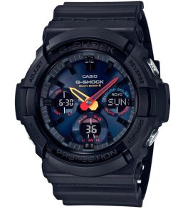 53 mm bred boett, 200 bar vattentäthet och ett sjuhelsikes tufft utseende - Casio G-Shock GAW-100BMC-1AER