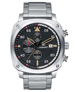 Ungdomligt fräsch och häftigt formgiven - Aimant DA - Silver Black GDA-230SS-1S