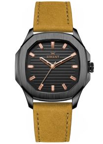 Läder, stål och 10 bar vattentäthet - Aimant MI - Black Camel GMI-270L5-11