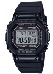 Svart digitalur med hartsarmband och stålboett - Casio G-Shock Bluetooth GMW-B5000G-1ER