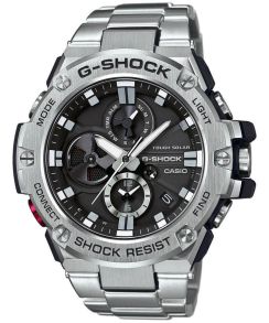 Stålklocka med världstid och sekundär tidszon - Casio G-Shock GST-B100D-1AER