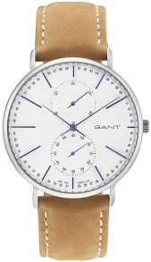 Elegant armbandsklocka i läder och stål - Gant Wilmington GT036004