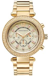 Guldfärgad glitterkavalkad - Hannah Martin Boyfriend Glamour Gold