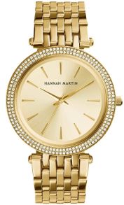 Här glimmar det från guldfärgat stål - Hannah Martin Glamour Gold