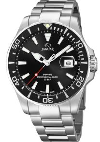 Herrur i rostfritt stål, med datumvisning - Jaguar Professional Diver J860/D