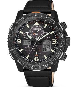 Analog lyxklocka med vissa digitala funktioner - Citizen Promaster Sky JY8085-14H