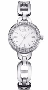 Stålarmband med elegant klocka - SK Shengke Ladies K0018S