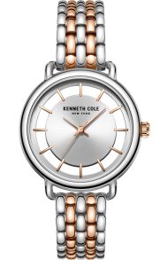 Cool from Cole; duo-färgad stålklocka - Kenneth Cole New York Ladies KC50790003