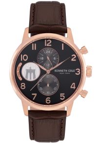 Tydliga siffror på detta Dual time-ur - Kenneth Cole New York Mens KC51019002