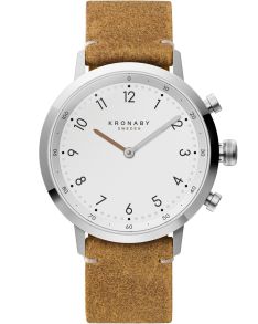 Hemtrevlig formgivning, trevlig smartwatch-teknologi i denna hybrid - Kronaby Nord 41mm A1000-3128
