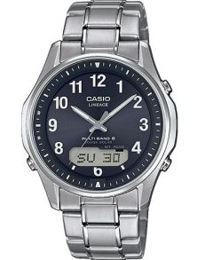 Klassis urtavla, fast med digital skärm - Casio Wave Ceptor LCW-M100TSE-1A2ER