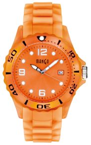 Orange klocka med gummiarmband - Mango Tutti Frutti A68333-OR17KV - LQ