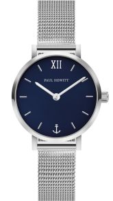 Vackert damur med blå urtavla - Paul Hewitt Sailor Line PH-SA-S-XS-B-45S