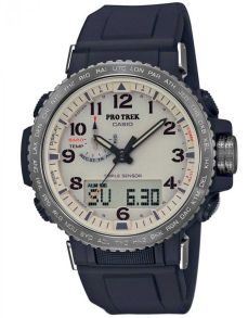 Mycket funktionell med barometer, digital kompass, höjdmätare, världstid, kronograf m.m. - Casio Pro Trek PRW-50Y-1BER