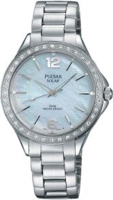 Damur med liten boett (31 mm bred) - Pulsar Solar Lady PY5009X1