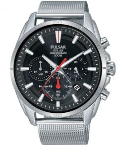 Självlysande beläggning och kronograffunktion - Pulsar Solar Chronograph PZ5083X1