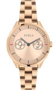 Snygg stålklocka med tuff attityd från armbandslänkarnas storlek - Furla Metropolis R4253102542