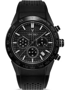 Gillar du att prata om din klocka? Köp en funktionell klocka som skriver: Avancerat! - Vincero The Rogue Black + Black Bla-Bla-X01