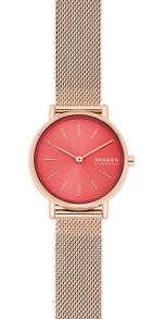 Damur i rödguld och rosa, för att matcha eller för att äska uppmärksamhet - Skagen Signatur SKW2868