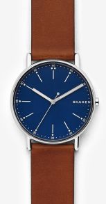 Tim-markörerna visar vara sekunder - Skagen Signatur SKW6355