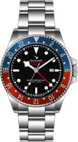 Roterande bezel, superluminova, 20 bar vattentäthet - OceanX Sharkmaster GMT II Swiss Movement SMS-GMT-221