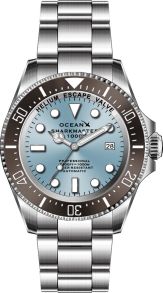 Automatiskt urverk, rostfritt stål och 100 bar vattentäthet - OceanX Sharkmaster 1000 Meters Automatic Diver SMS1015