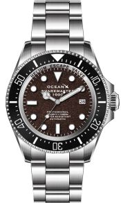 Automatiskt dykarur med 100 bar vattentäthet samt roterande bezel och heliumventil - OceanX Sharkmaster 1000 Meters Automatic Diver SMS1016