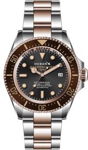 Heliumventil, säkerhetsmekanism, skruvkrona, 100 bar vattentäthet... ett dykarur "som heter dyka" - OceanX Sharkmaster 1000 Meters Automatic Diver SMS1051