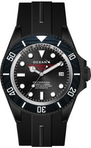 Fet klocka med hela 100 bar vattentäthet - OceanX Sharkmaster Limited Edition (125 pieces worldwide) 1000 Meters Automatic Diver SMS1075