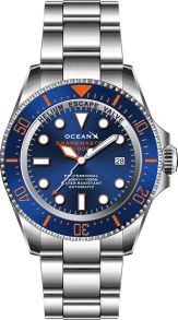 Stålur som klarar 100 bar - OceanX Sharkmaster 1000 Meters Automatic Diver SMS1082
