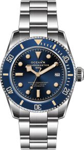 Många säkerhetsfinesser vid dykning... 60 bar vattentäthet - OceanX Sharkmaster 600 Meters Automatic Diver SMS624