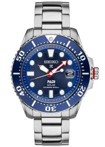Stiligt dykarur som drivs av ljusenergi - Seiko PADI Diver Solar Special Edition SNE435P1
